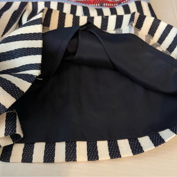 J Crew Navy White Denim Woven Dress Size 6 - Picture 8 of 12